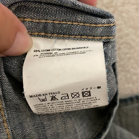 Dsquared2 Jeans shirt, sz 48, fit like small - Picture 4 of 5